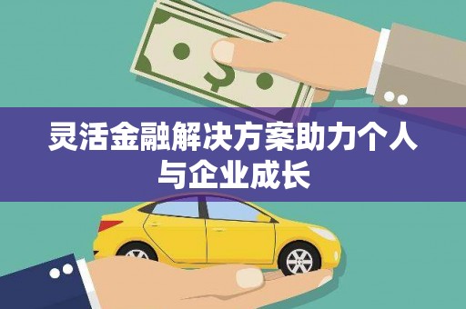 沙坡头灵活金融解决方案助力个人与企业成长