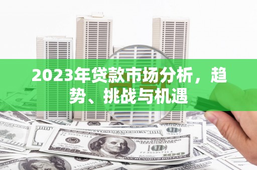 沙坡头2023年贷款市场分析，趋势、挑战与机遇