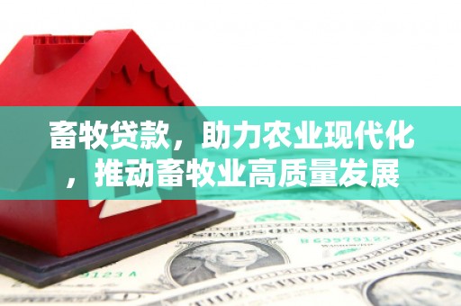沙坡头畜牧贷款，助力农业现代化，推动畜牧业高质量发展