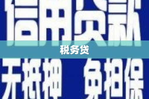 沙坡头税务贷
