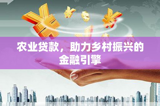 沙坡头农业贷款，助力乡村振兴的金融引擎
