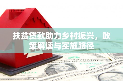 沙坡头扶贫贷款助力乡村振兴，政策解读与实施路径