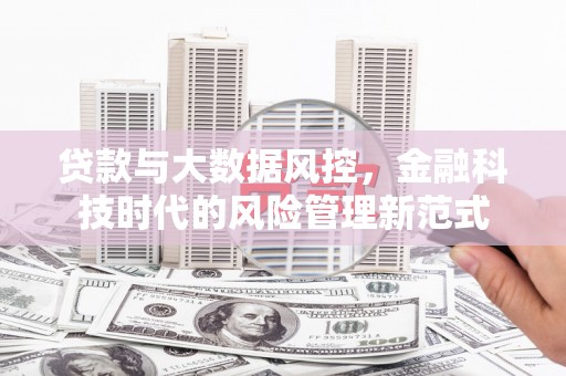 沙坡头贷款与大数据风控，金融科技时代的风险管理新范式