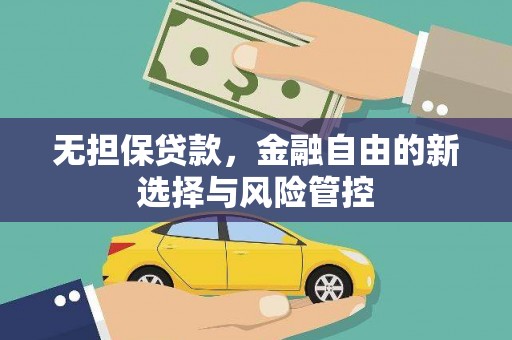 沙坡头无担保贷款，金融自由的新选择与风险管控