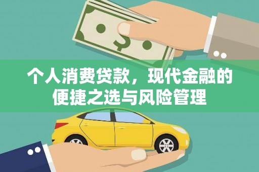 沙坡头个人消费贷款，现代金融的便捷之选与风险管理