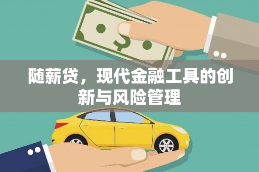 沙坡头随薪贷，现代金融工具的创新与风险管理