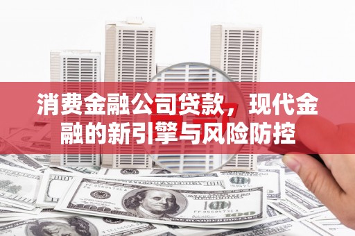 沙坡头消费金融公司贷款，现代金融的新引擎与风险防控