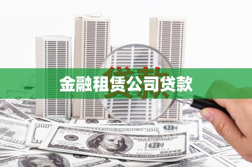 沙坡头金融租赁公司贷款
