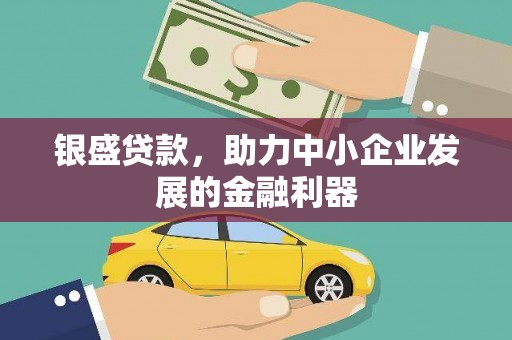 沙坡头银盛贷款，助力中小企业发展的金融利器