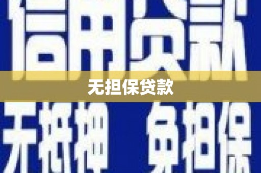 沙坡头无担保贷款
