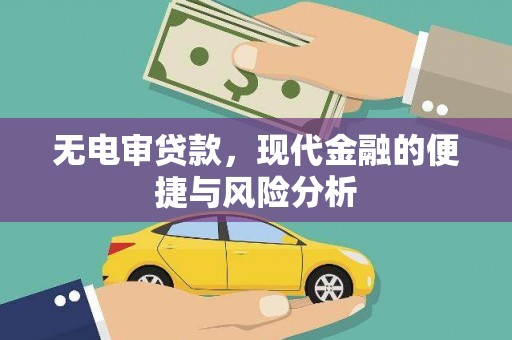 沙坡头无电审贷款，现代金融的便捷与风险分析