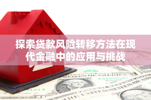 沙坡头探索贷款风险转移方法在现代金融中的应用与挑战