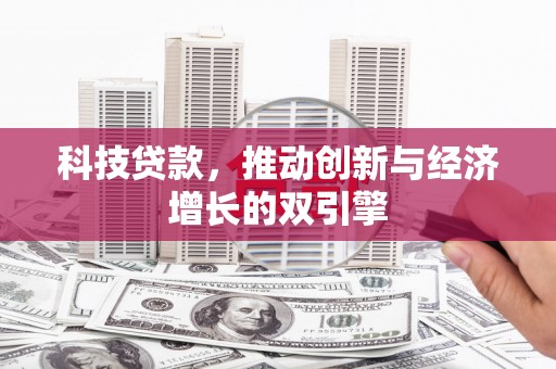 沙坡头科技贷款，推动创新与经济增长的双引擎