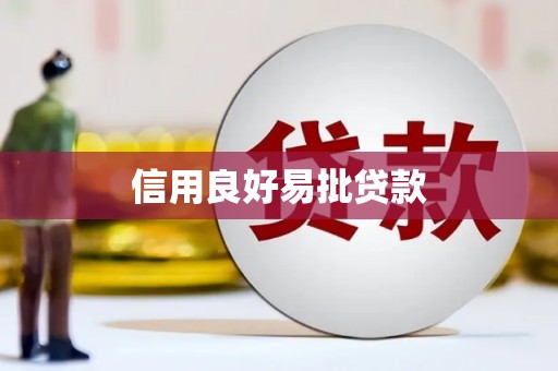 沙坡头信用良好易批贷款