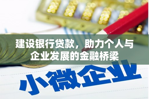 沙坡头建设银行贷款，助力个人与企业发展的金融桥梁