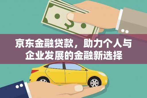 沙坡头京东金融贷款，助力个人与企业发展的金融新选择