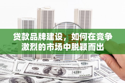 沙坡头贷款品牌建设，如何在竞争激烈的市场中脱颖而出