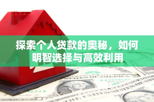 沙坡头探索个人贷款的奥秘，如何明智选择与高效利用