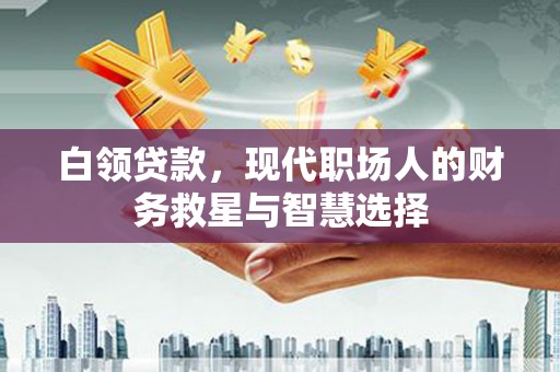 沙坡头白领贷款，现代职场人的财务救星与智慧选择