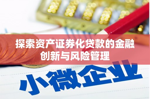 沙坡头探索资产证券化贷款的金融创新与风险管理