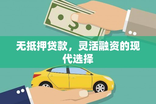 沙坡头无抵押贷款，灵活融资的现代选择