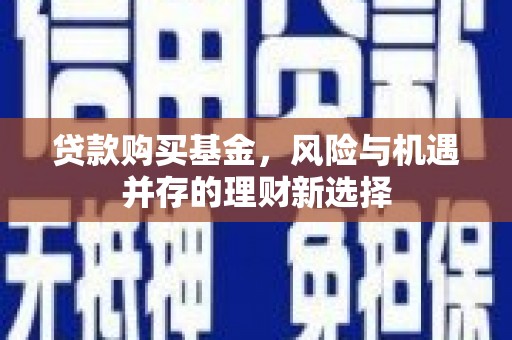 沙坡头贷款购买基金，风险与机遇并存的理财新选择