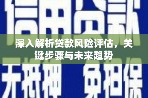 沙坡头深入解析贷款风险评估，关键步骤与未来趋势