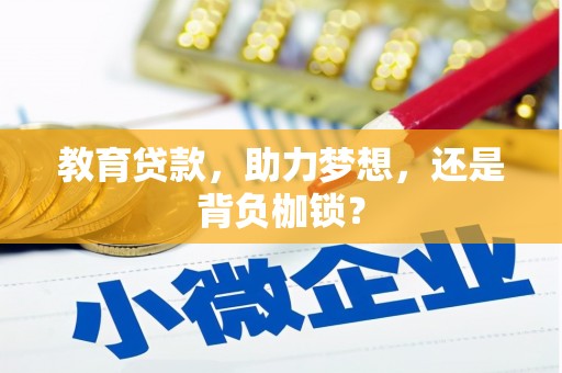 沙坡头教育贷款，助力梦想，还是背负枷锁？