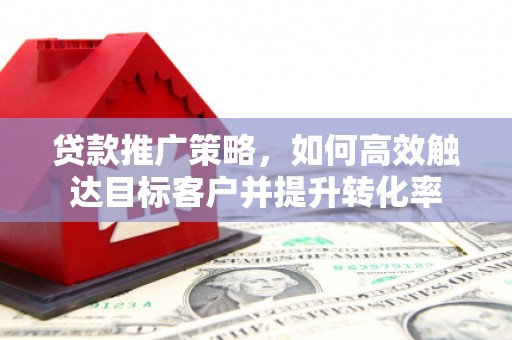 沙坡头贷款推广策略，如何高效触达目标客户并提升转化率