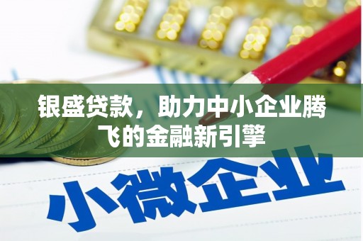 沙坡头银盛贷款，助力中小企业腾飞的金融新引擎