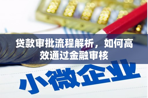 沙坡头贷款审批流程解析，如何高效通过金融审核