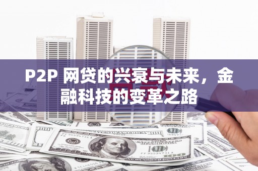 沙坡头P2P 网贷的兴衰与未来，金融科技的变革之路