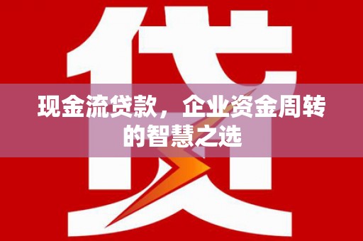 沙坡头现金流贷款，企业资金周转的智慧之选
