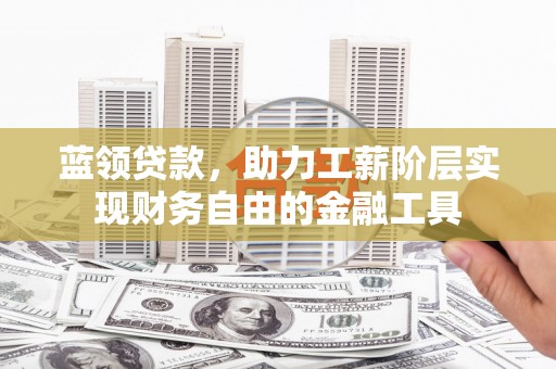 沙坡头蓝领贷款，助力工薪阶层实现财务自由的金融工具