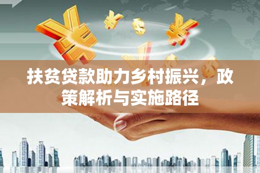 沙坡头扶贫贷款助力乡村振兴，政策解析与实施路径
