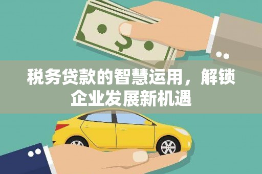沙坡头税务贷款的智慧运用，解锁企业发展新机遇